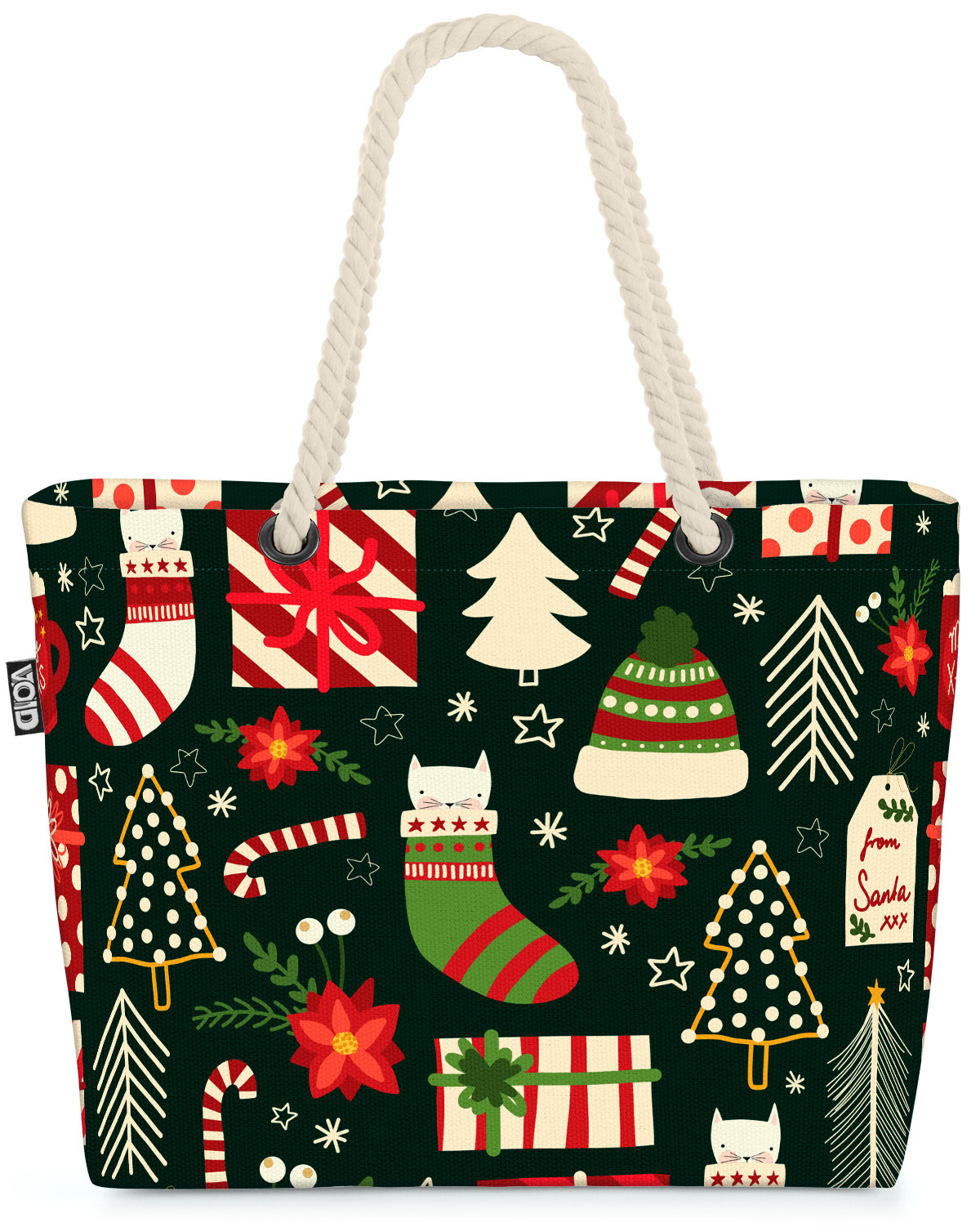 VOID Tasche Weihnachten Geschenke Katze Katzen Socken Geschenke