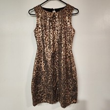 Paradis Gold Metallic Nude Sequin Mini Dress size 10 Swiftie Prom