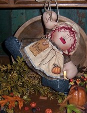 Primitive Patti's Ratties Ann Pilgrim Thanksgiving Doll Paper Pattern 379