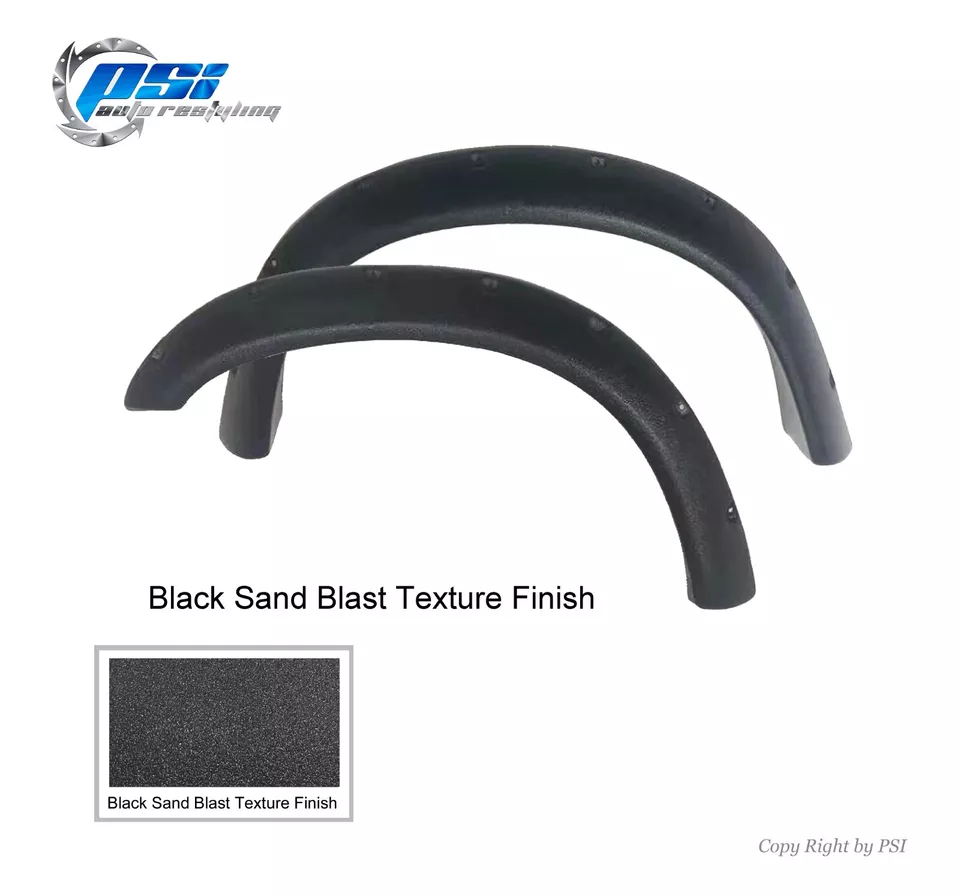 Pocket Fender Flares Fits Ford F-150 F-250 F-350 Bronco 1987-1991 Textured Foto 3 de 4