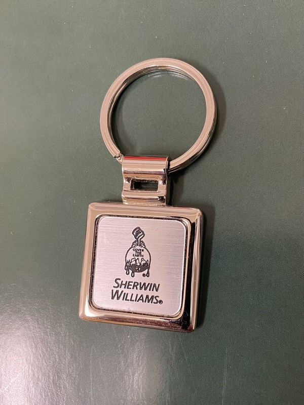 Vintage SHERWIN WILLIAMS Limited Edition Keychain. National sales Meeting .