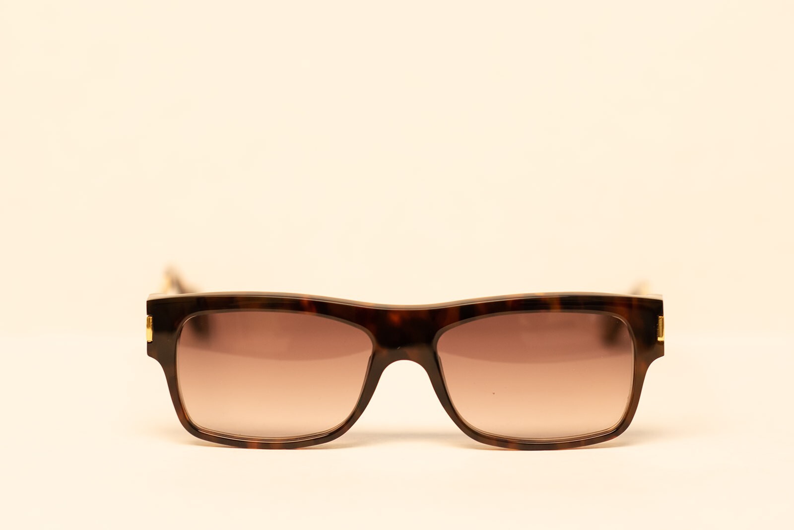 Optical Eyeglasses Frames Men 24k Gold Black Rectangle Eye Glasses