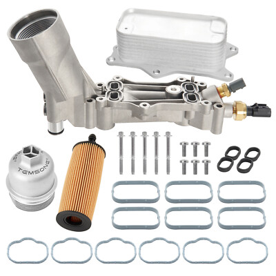 #ad Upgrade Full Aluminum Oil Filter Housing For 11 16 Jeep Dodge Chrysler Ram 3.6L $52.99