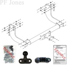 Tow-Trust Towbar for Mercedes Sprinter Van SWB (with Step) 2006-2018 - Flange