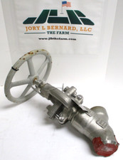 SAMSHIN LIMITED, 1" 1500 SW , F304L , Y-ANGLE GLOBE VALVE, w/ HANDWHEEL, SURPLUS