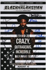 ~~ BLACKKKLANSMAN Cast x9 Authentic Hand-Signed 