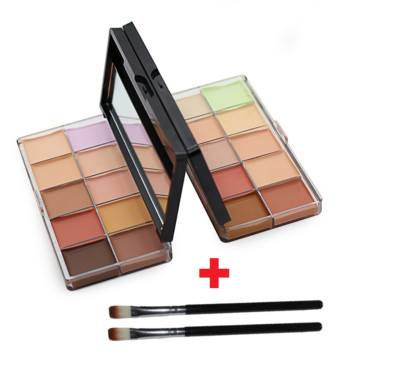NEU! Kiss Beauty 10 Colour Fix Contour Makeup Palette Creme Puder Concealer Kit