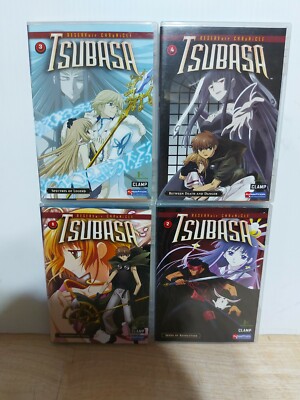 Tsubasa Anime DVD Set Vol 1 - 4 Used Complete Manga Funimation Manga