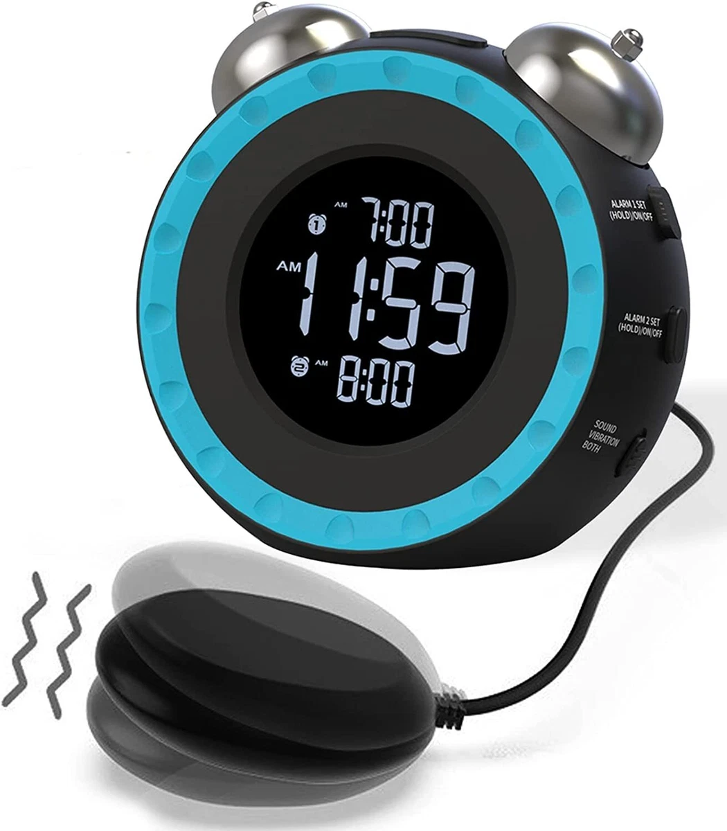 Alarm Clocks for Heavy Sleepers or Hearing Impaired Deaf Alarm Clock Bedside
