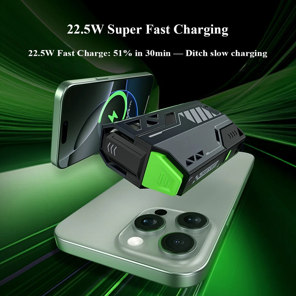 Portable Battery Charger Replaceable Batteries Quick Battery Swap 21700 Lithium - Image 3 of 4
