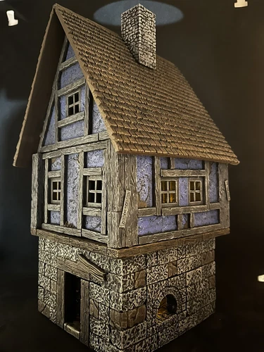 2 Story Stone & Stucco  House By The goblin Tinker: Hirst arts