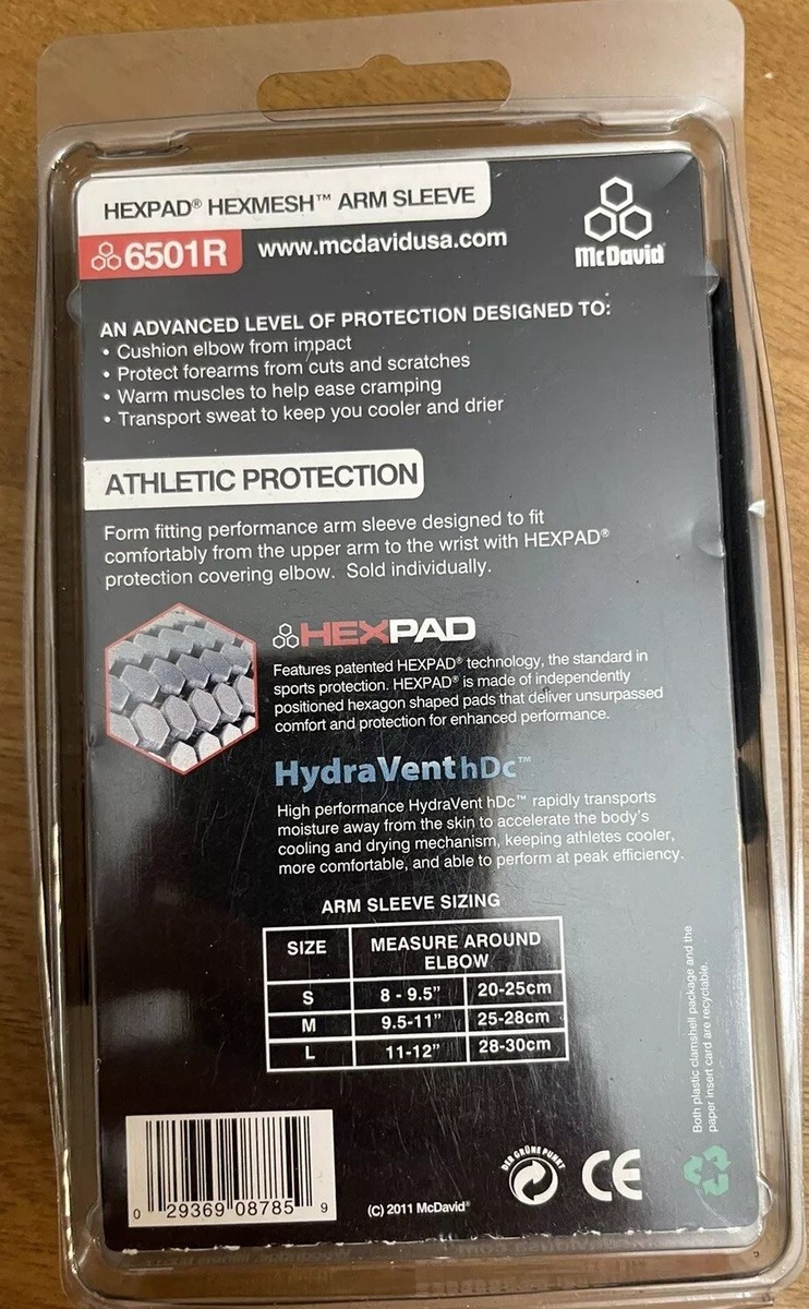 Brassière - Hexpad fusion - McDavid -- Taille M Noir - Sport