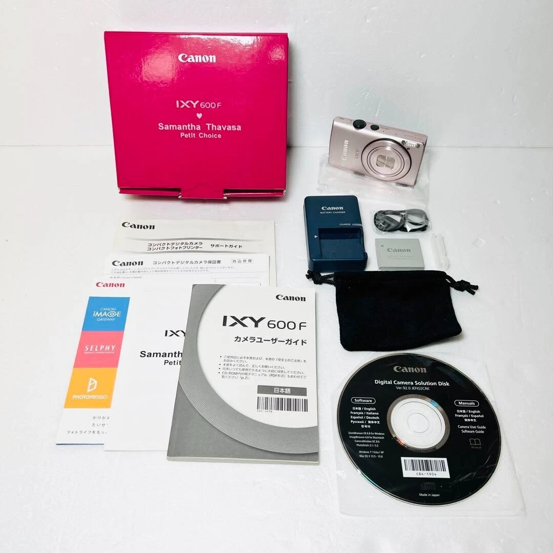 Canon Digital Camera IXY600F Champagne Pink IXY600F(CPK) Samantha