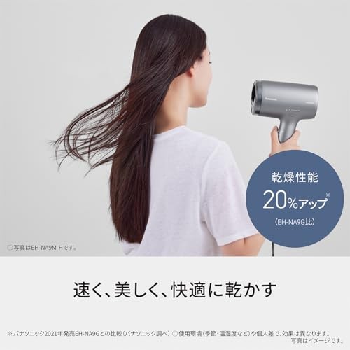 Panasonic EH-NA9M-H Nanoe Hair Dryer Mineral Care Fast Dry Noble