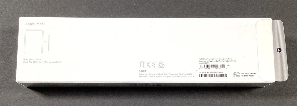 Apple Pencil for iPad (2nd generation) A2051 Bluetooth -White - Factory Sealed - Image 3 of 4