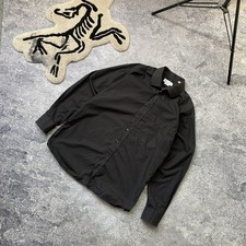 Luxury Christian Dior Basic Black Designer Button Up Shirt Size L