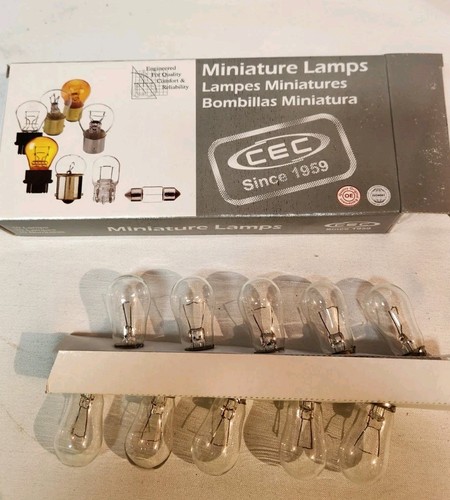 Box of 10 Bulbs, 6 Watt, 12 Volt, Candelabra Screw Base E12, Clear, 6S-6/12V - Bild 2 von 7