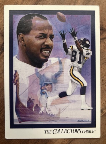1992 Upper Deck Anthony Carter #100 Minnesota Vikings NFL Football - Picture 5 of 6