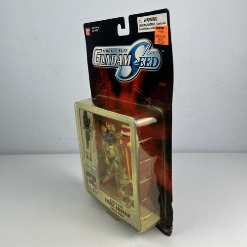 GAT-X105 Strike Gundam SEED Bandai Mobile Suit In Action Figure MSiA MiA Nuovo - Foto 2 di 8
