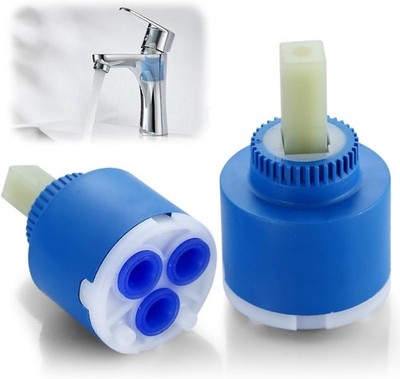 2 Stück Kartusche Wasserhahn 35mm/40mm Keramik Ersatzkartusche für Waschtisch