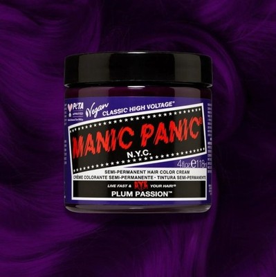 Manic Panic Vegan Semi Permanent Hair Dye Color Cream 4ozL [ Choose Your Color ]