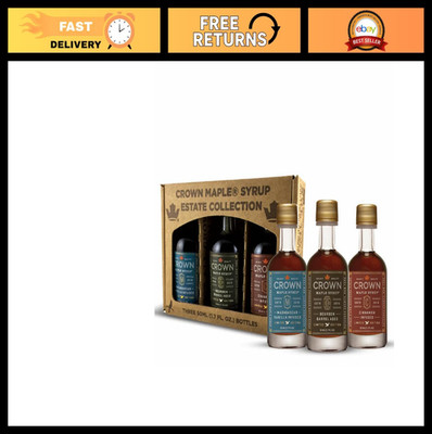 Artisan Maple Syrup Trio 50ML - Bourbon Barrel Aged, Vanilla, Cinnamon Infused