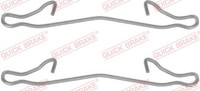 ZubehöRkit, Scheibenbremsbelag Quick Brake 109-1121 FüR Ford Fiat Dacia KIA