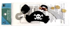 Pirate Sword Hook Hand Skull & Bones Jolee's By You 3D Stickers 2009