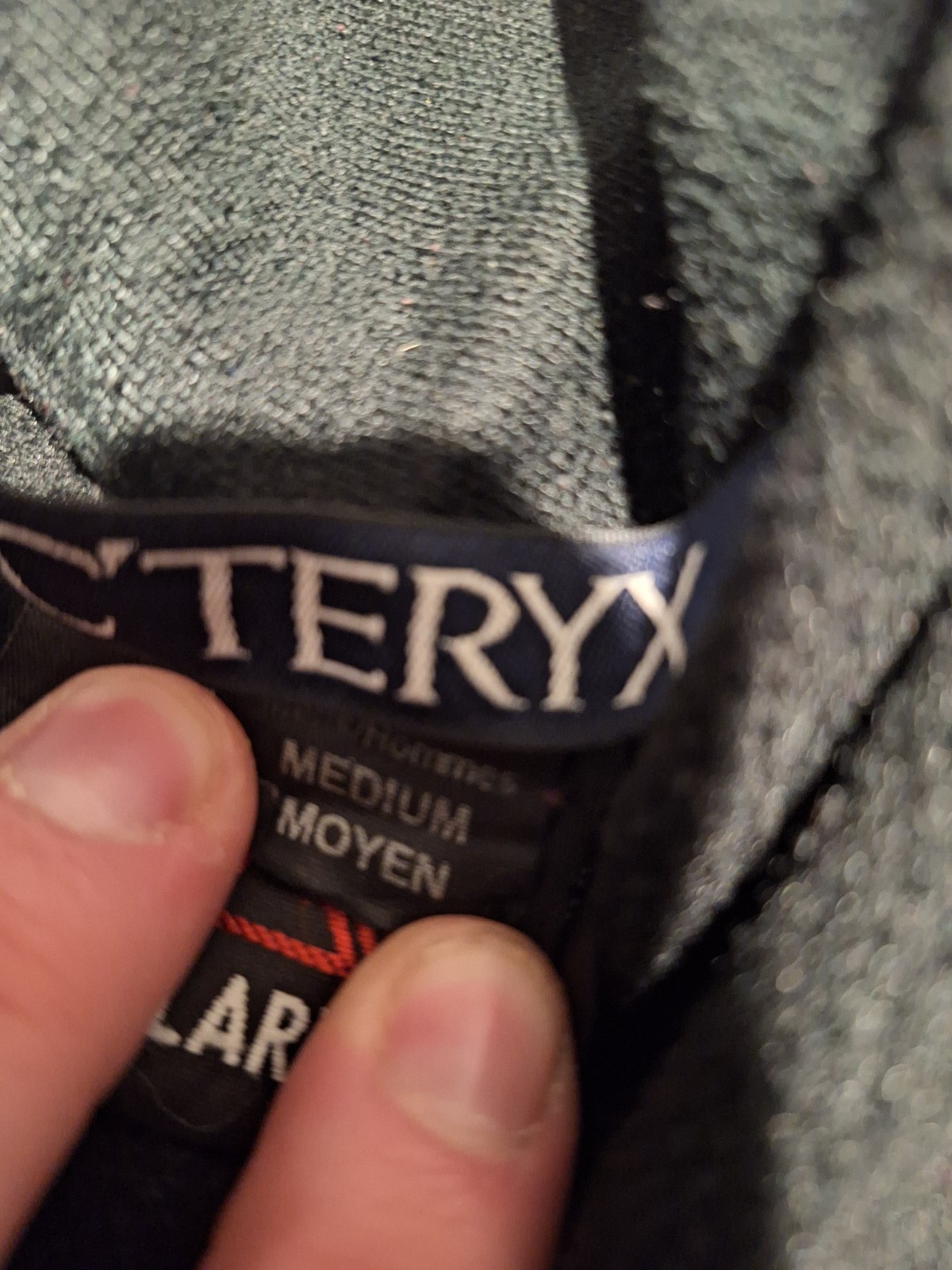 ARC'TERYX arcteryx giacca vintage blu softshell con zip