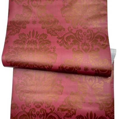 Retro Damask Shelf Liner 17.7x177 Inch Peel & Stick Drawer Lining Paper Upgra...