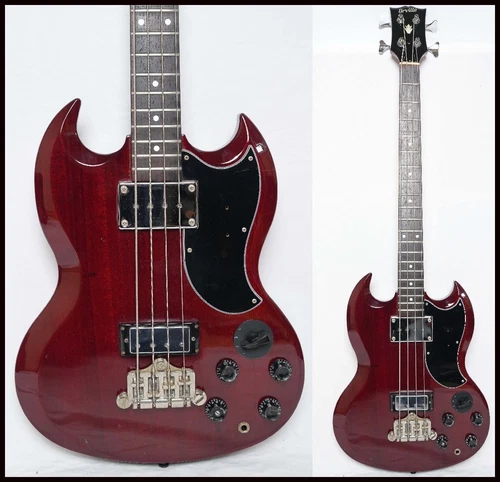 Orville Eb-3 Cherry Sg  Made In Japan Gen Gibson 1997