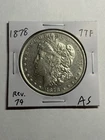 1878 7TF Morgan Silver Dollar Rev 79 AU Details Nice Strike Tough Variety