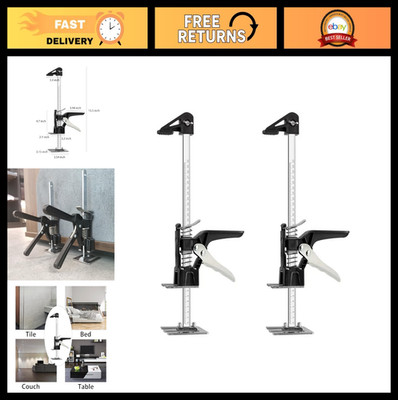 ''2 Pack 15.5 Inch Multifunctional Furniture Lifter Jacks - Labor Saving Arm Tool