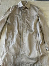 MK MICHEL KLEIN Homme Trench Coat Women's L/XL Men's M Size 50