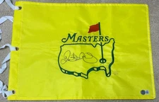 RORY MCILROY Signed AUTOGRAPH Augusta Masters Golf Flag Champ Beckett BAS COA