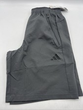 Adidas Train Essentials Woven Shorts Men's Size XS 9" Grey Athletic Shorts New 