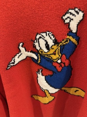 GUCCI Red Donald Duck Sweater 3XL | eBay