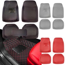 For Honda Leather Car Floor Mats Front Rear Set Car Liners All Weather For Honda Leather Car Floor Mats Front Rear Set Car Liners All Weather