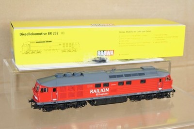 BRAWA 41044 DCC READY DB RAILION LOGISTICS BR 232 675-9 DIESELLOK an