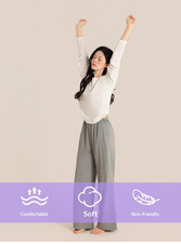 Women s Modal Cotton Loungewear, Raglan Sleeve Pajama Set, Mix Match