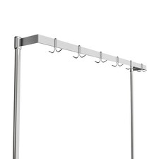 BK Resources APU-72 72" Stainless Steel Single Table Mounted Pot Rack