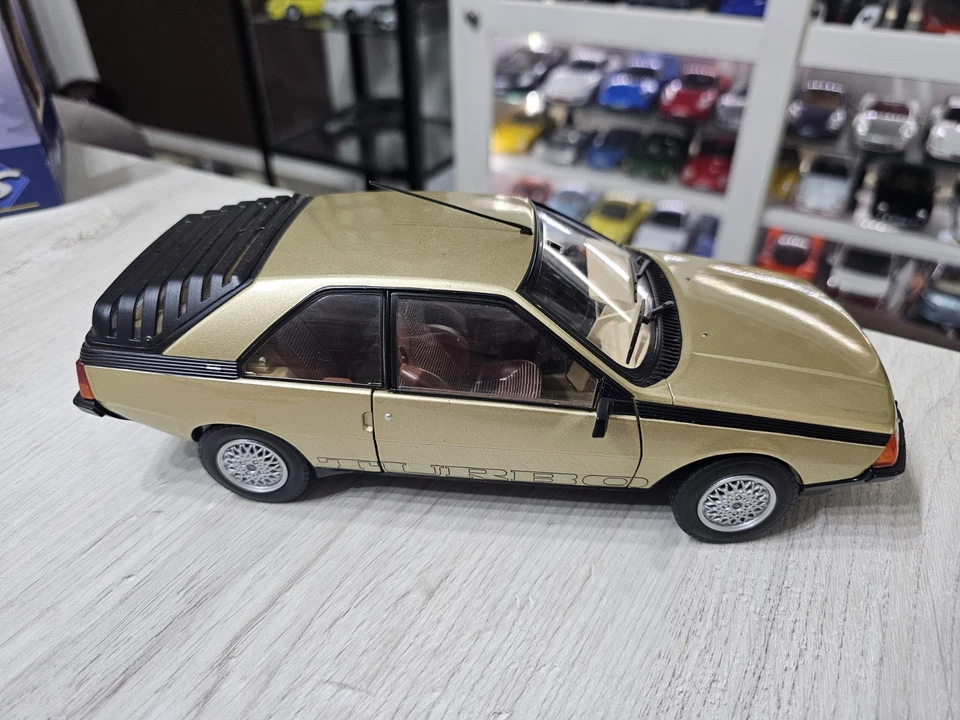 Renault Fuego Turbo 1980 Oro 1:18 Solido - Immagine 3 di 4