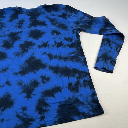 Pac-Man Tie Dye T-Shirt Gr. M Langarm Schwarz & Blau Retro Namco Videospiel - Bild 6 von 10