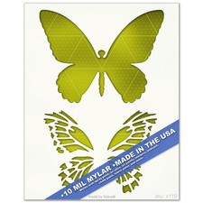 Butterfly Stencil - Large Butterfly Wings Bug Animal - 10 Mil Mylar Template