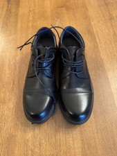 Mens Bruno Marc Oxford Dress Shoes, Black, 7