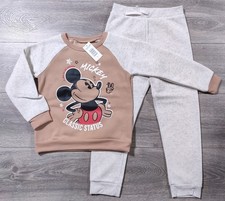 Mickey Mouse Outfit Boys Size 6 Fleece Sweater Pants Disney Classic Status Kids