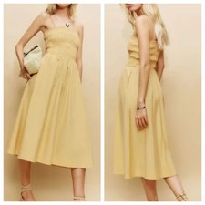 NEW! Reformation Kerrie Dress in Sunshine Size 4