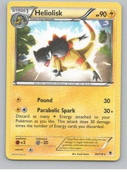 Heliolisk 30/119 XY Phantom Forces Rare Deck Exclusive