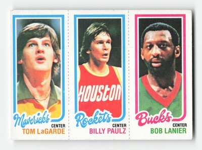 1980-81 Topps #69 Tom LaGarde / Billy Paultz / Bob Lanier RC Excellent
