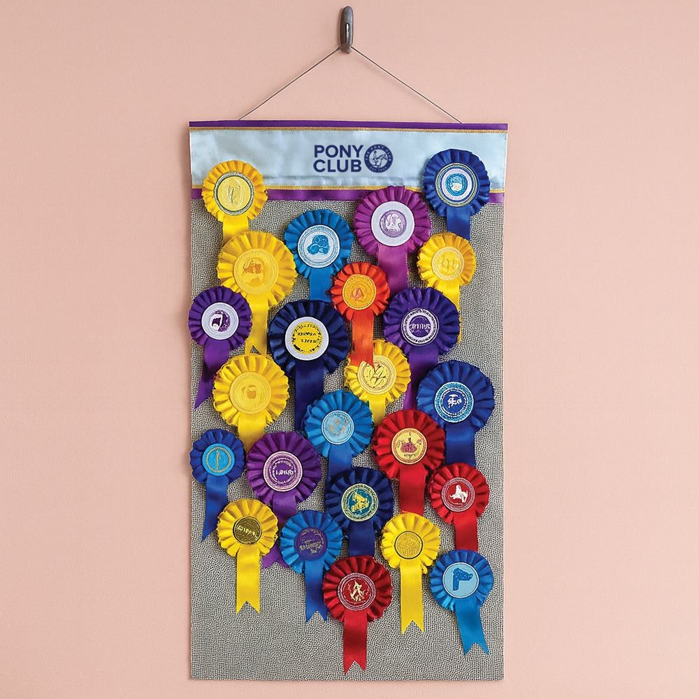 Pony Club Rosette Holder Display Hanger - Navy - One size